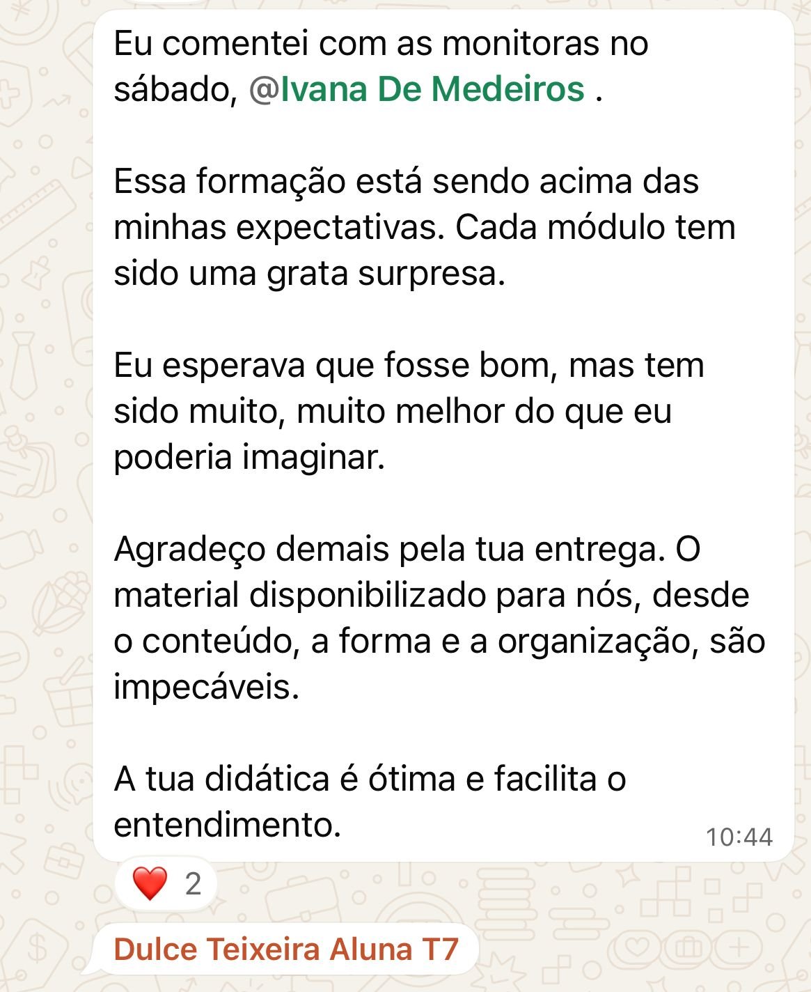 Depoimento de aluna da formação em constelação sistêmica — Escola Ancestrall
