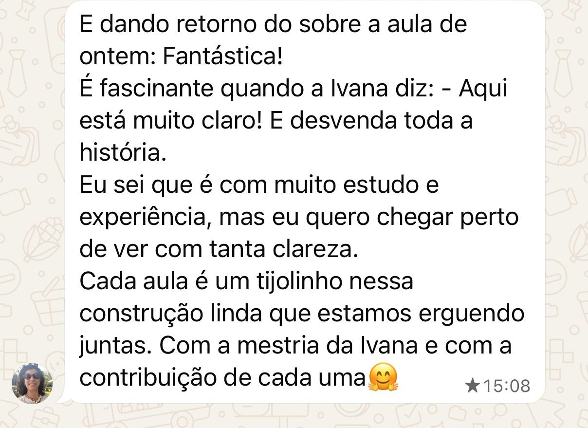 Depoimento de aluna da pos em diagnostico sistêmico — Escola Ancestrall