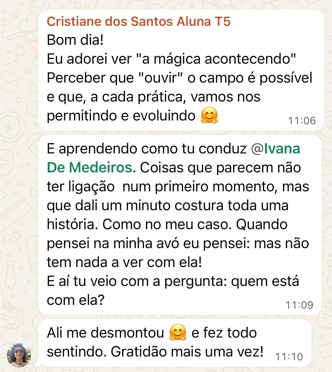 Depoimento de aluna da pos em diagnostico sistêmico — Escola Ancestrall