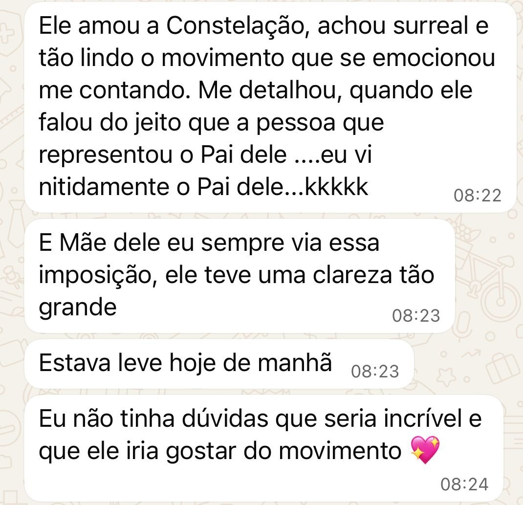 Depoimento de cliente de constelação sistêmica — Escola Ancestrall